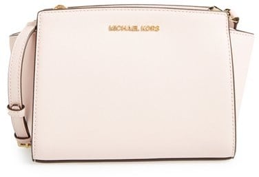 Michael Kors Medium Selma Saffiano Leather Crossbody Bag ($228)