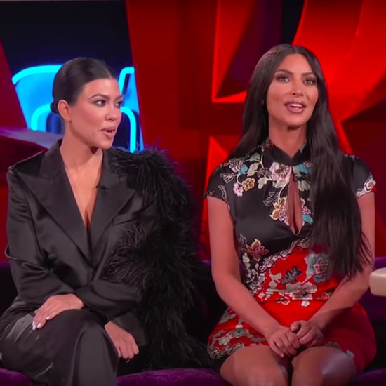 Kourtney and Kim Kardashian Talk Baby Names on Kimmel Video