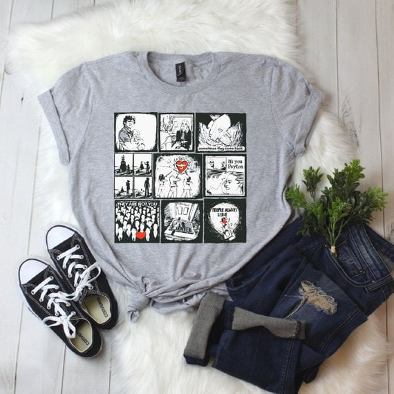 Peyton Sawyer Art Collage T-Shirt