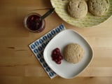 Honeyed Poppyseed Oat Biscuits with Lemony Strawberry Jam