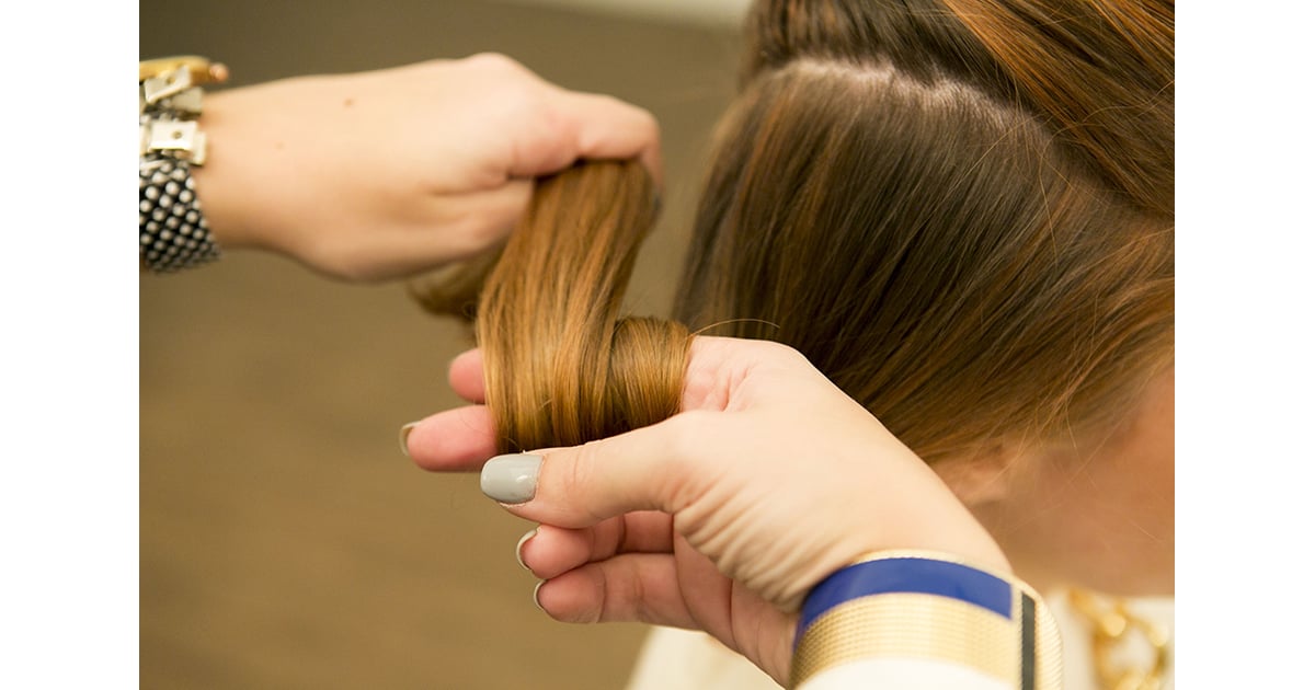 Once the section is completely dry, wrap it around your