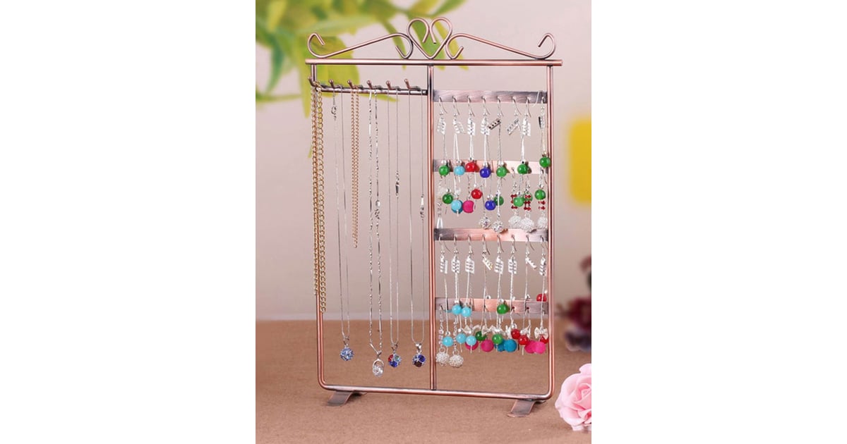 Vintage Jewelry Storage Rack Cheap Organization Products From Shein POPSUGAR Home Photo 56