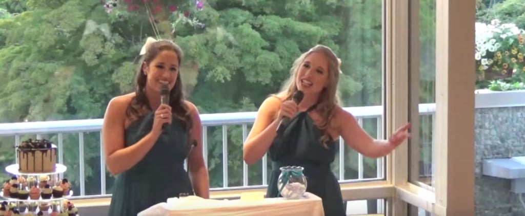 Are These Sisters Secretly Disney Princesess? Their Wedding Toast Mashup Is Amazing!