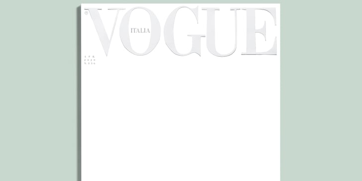 Why Is the Cover of Vogue Italia Blank For Its April Issue