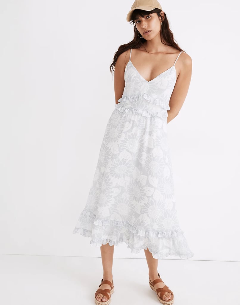 For a Feminine Pick: Ruffle Cami Dress