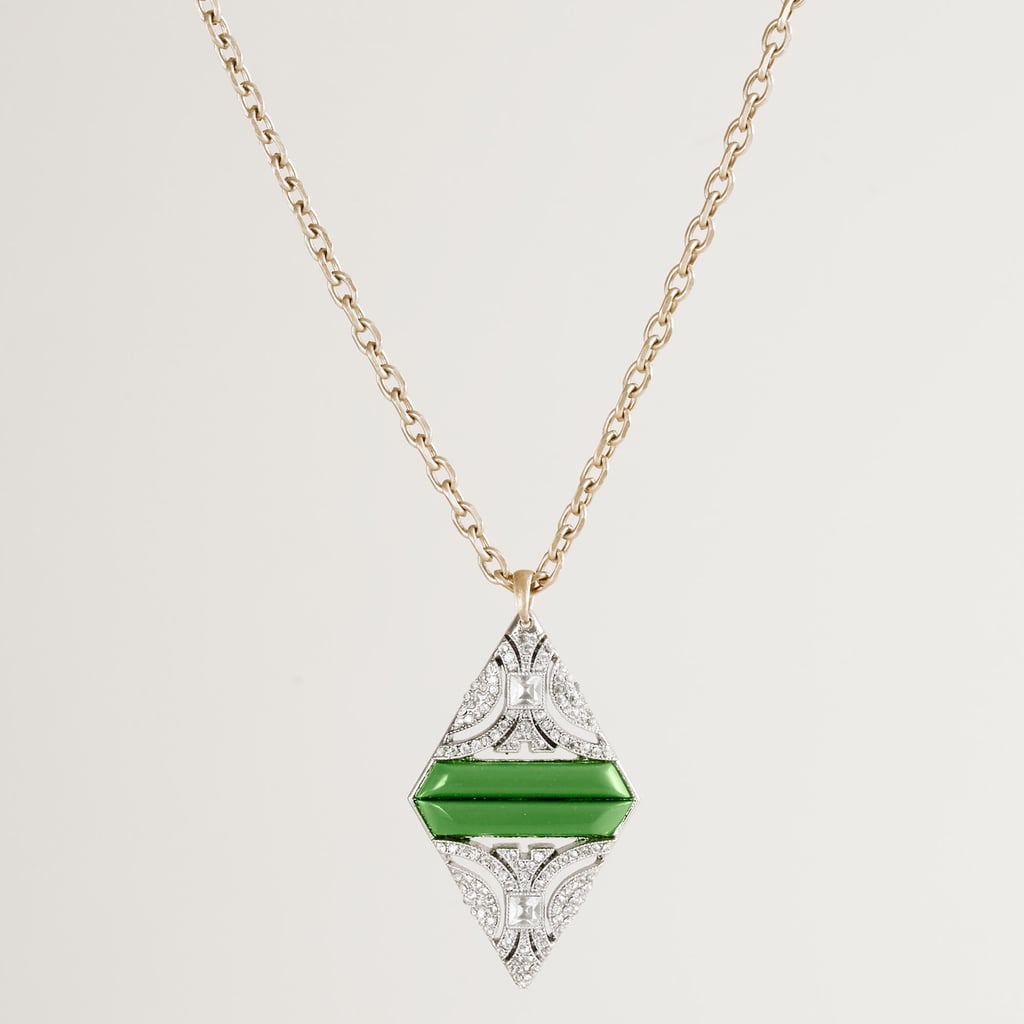 J.Crew Crystal Duette Pendant Necklace 