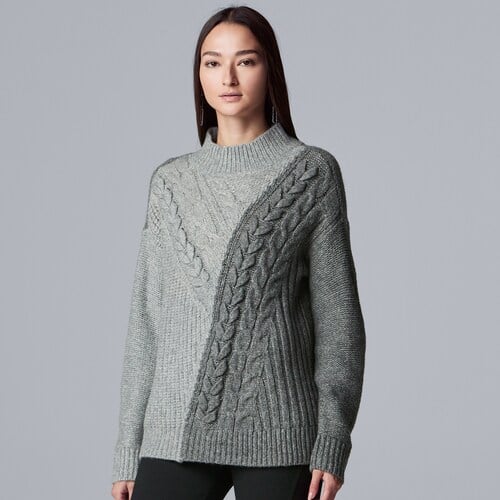 Simply Vera Vera Wang Color Block Sweater