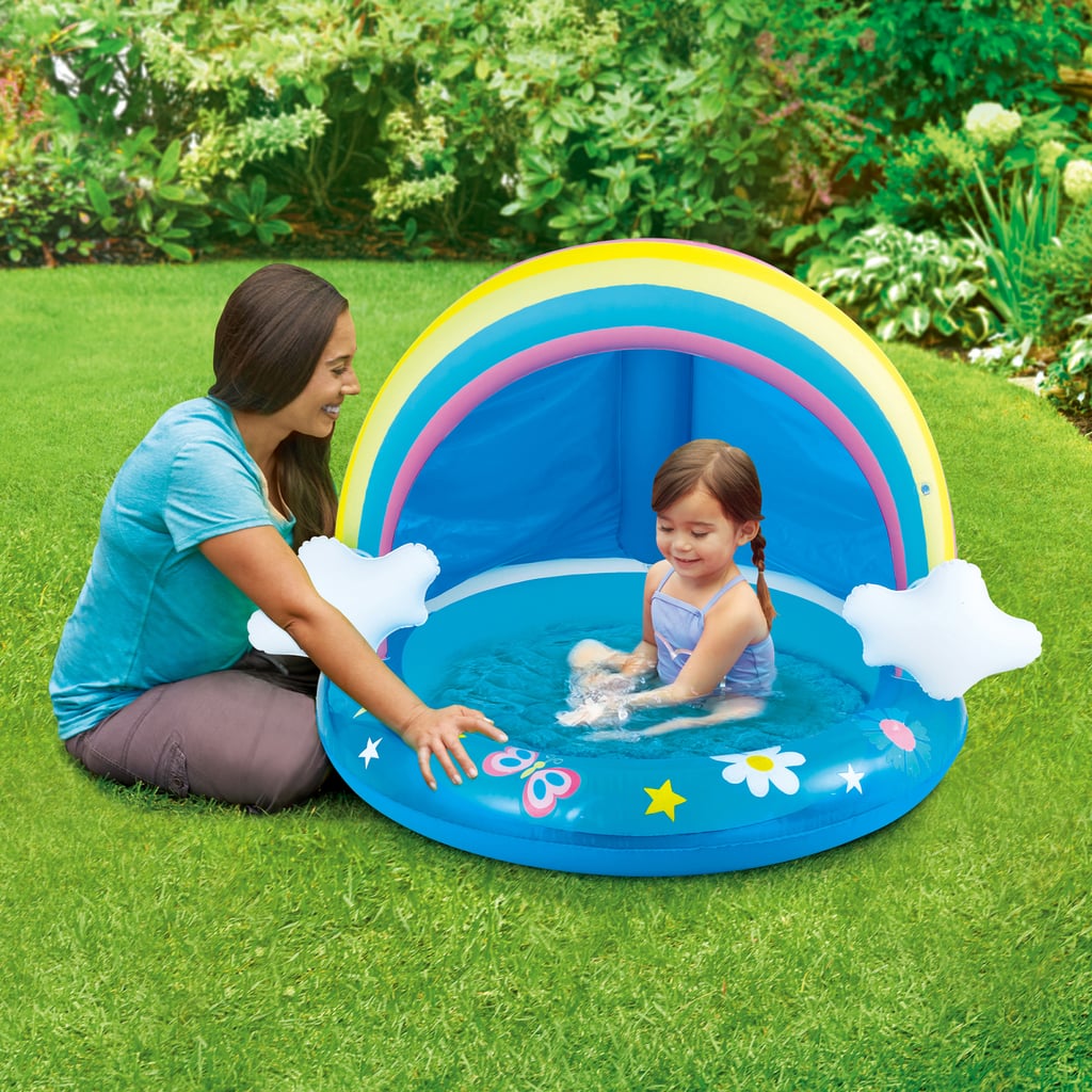 Summer Waves Round Inflatable Rainbow Baby Pool