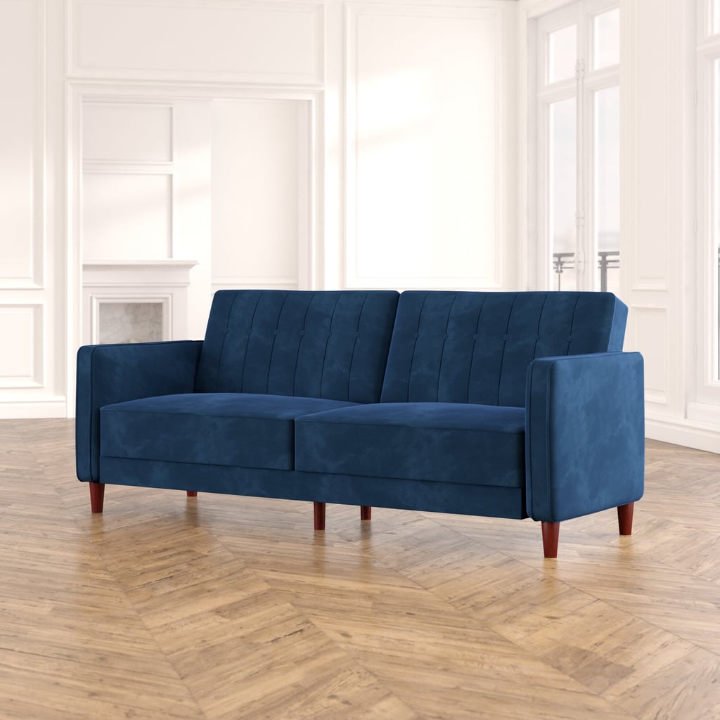 Imani Velvet Square Arm Sleeper