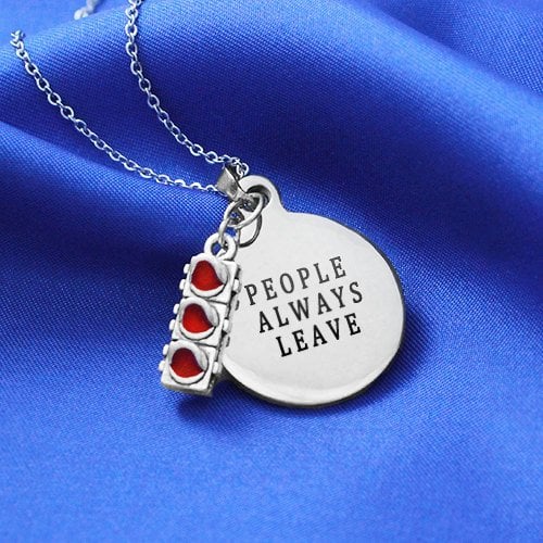 People Always Leave Necklace