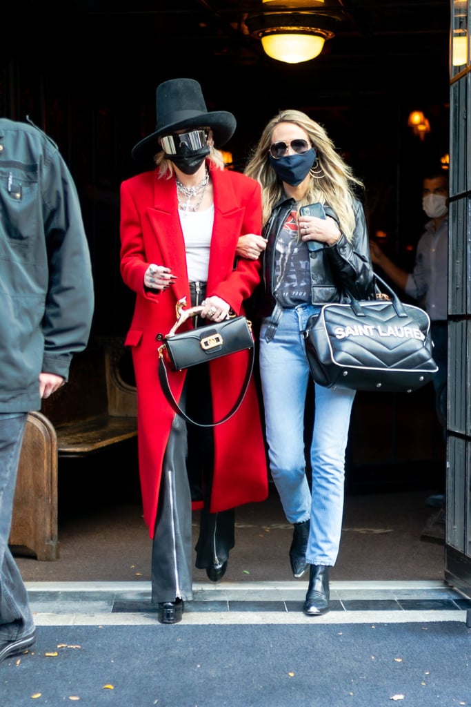 Miley Cyrus and Tish Cyrus in New York City