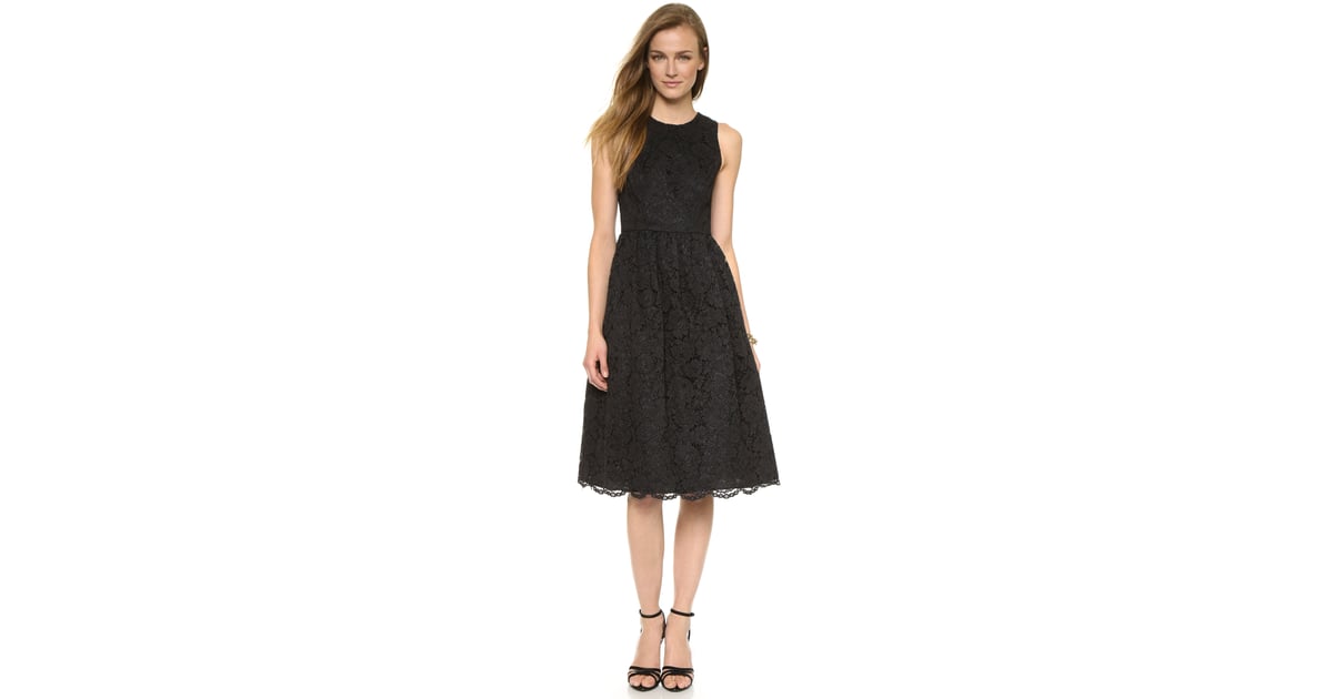 Shoshanna Midnight Harlow Lace Dress ($485) | What to Wear to Every ...
