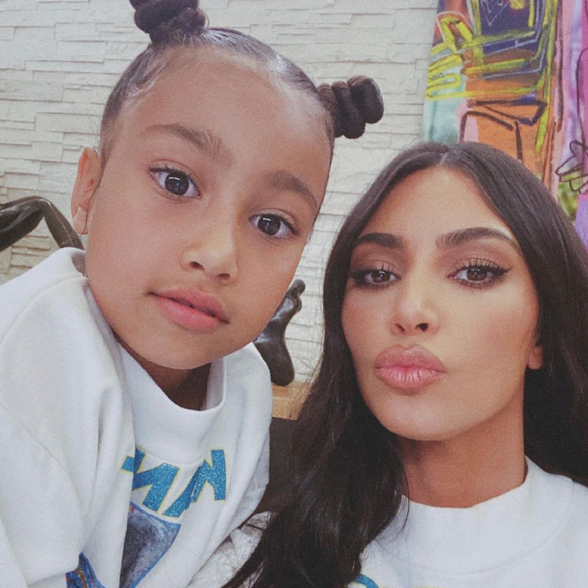 Kim Kardashian Shares North S Painting Tiktok Proof Video Popsugar Family Kim Kardashian Shares North S Painting Tiktok Proof Video Popsugar Family