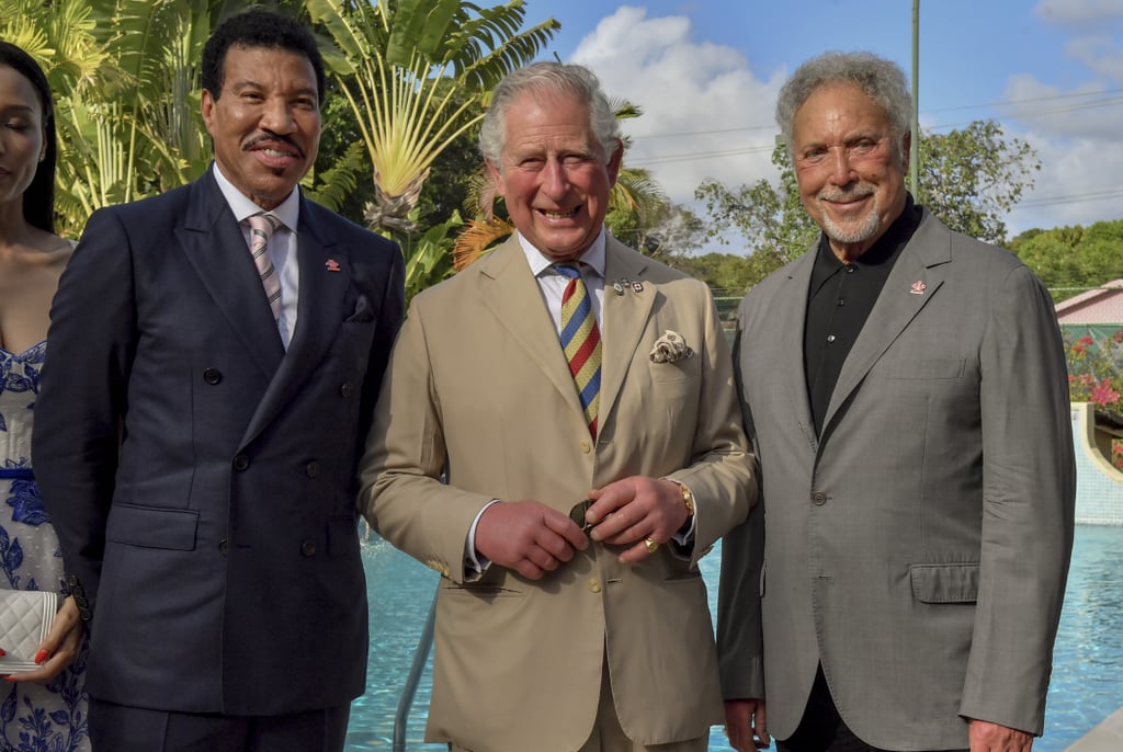 Prince Charles in Barbados With Lionel Richie Pictures