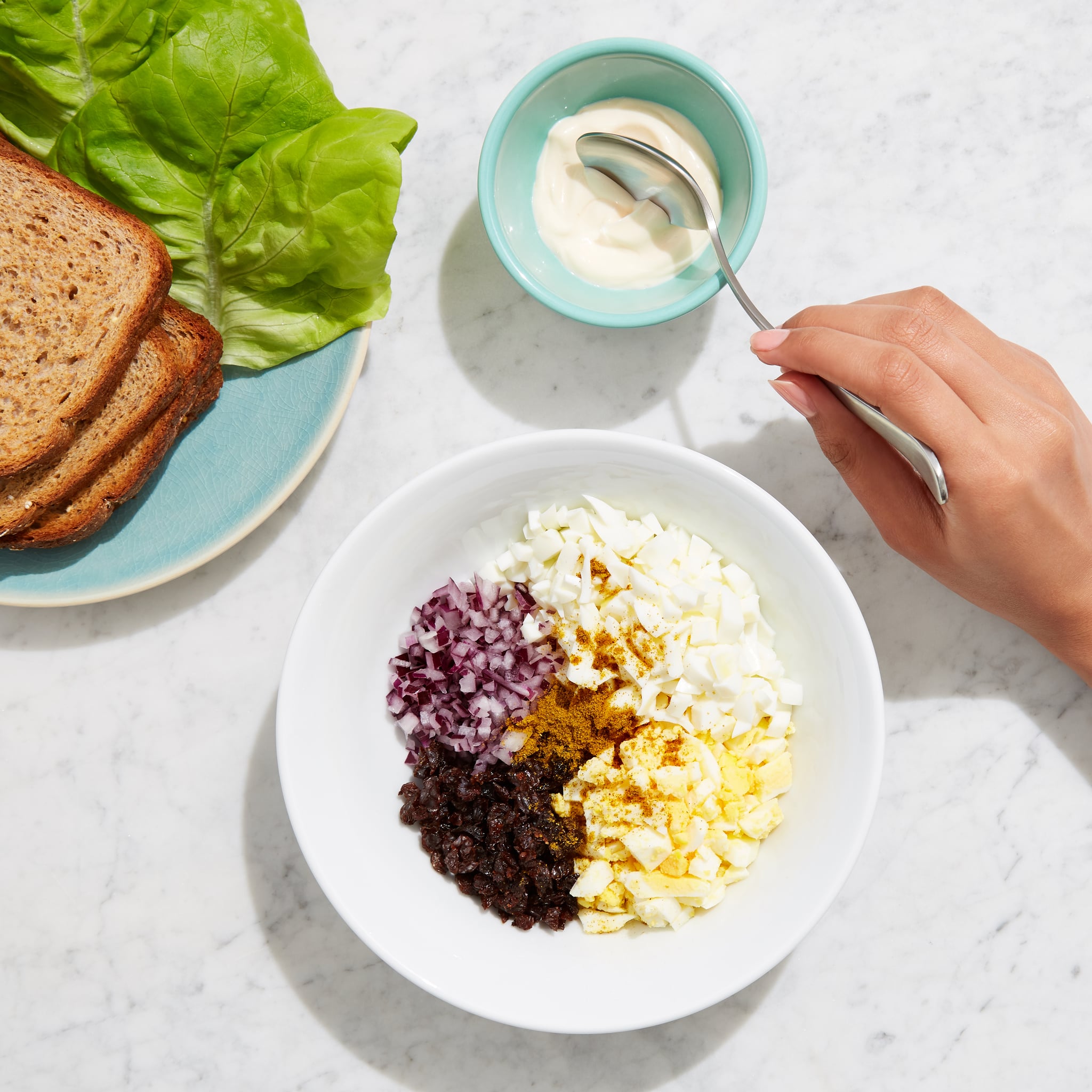 Curried Egg Salad Sandwiches | POPSUGAR Food