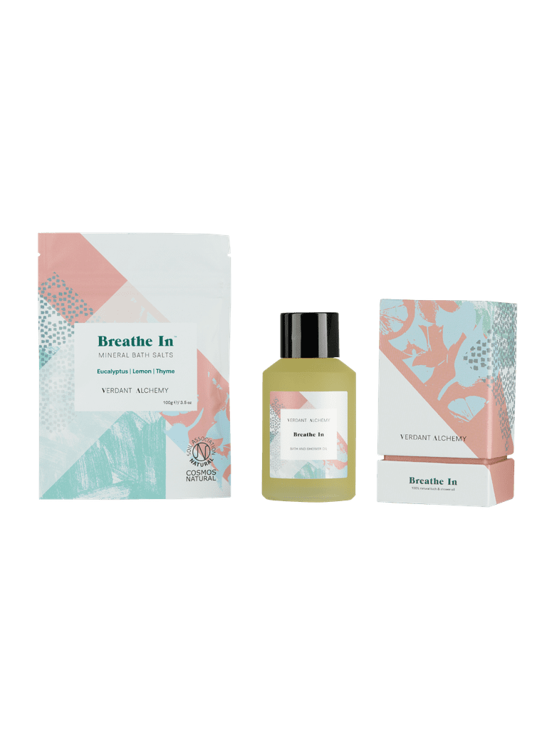 Verdant Alchemy Breathe In Bath Set