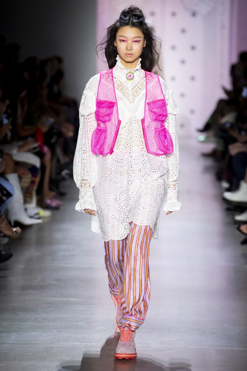 Puffy Sleeves on the Anna Sui Runway at New York Fashion Week