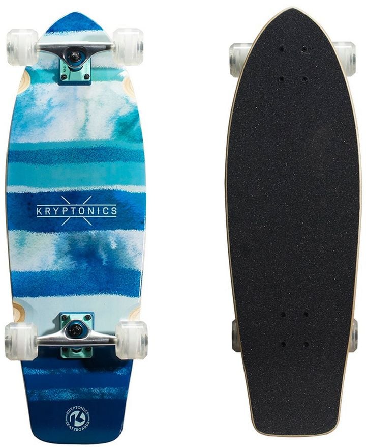 Kryptonics Blue Fish Cruiser Skateboard