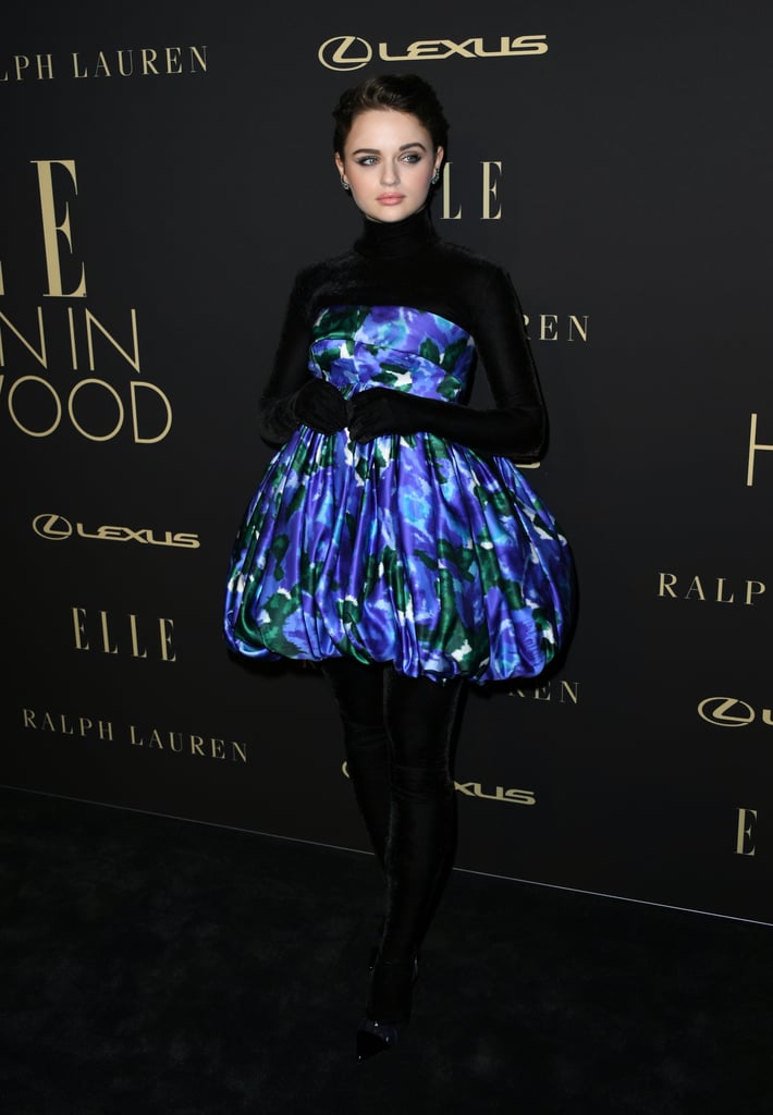 Joey King's Floral Dress at Elle's Women in Hollywood Event