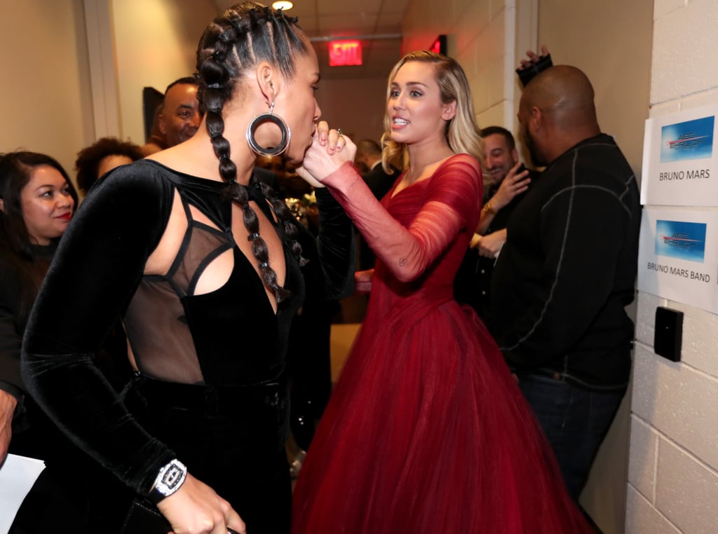 Pictured: Alicia Keys and Miley Cyrus
