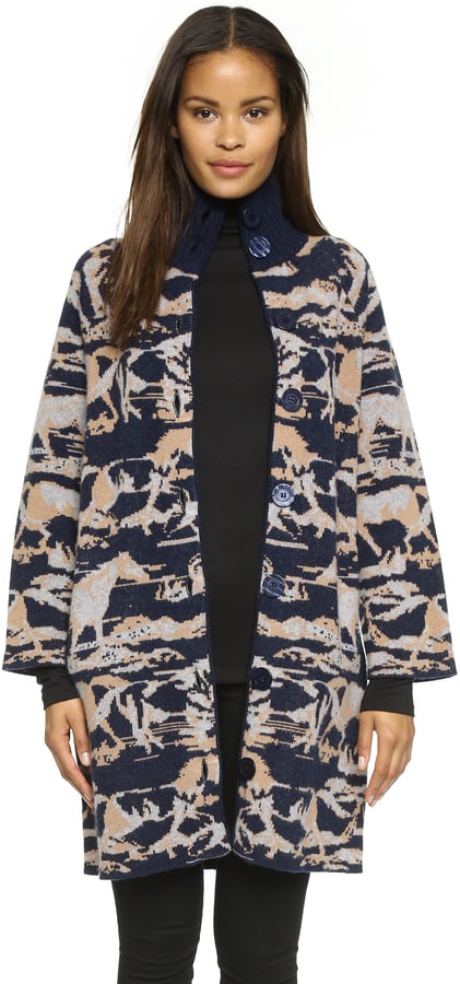 See by Chloé Horses High Collar Coat ($595)