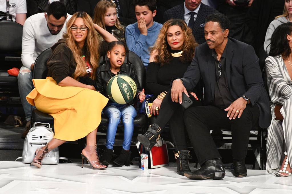 Beyoncé and Blue Ivy at the NBA All-Star Game 2018