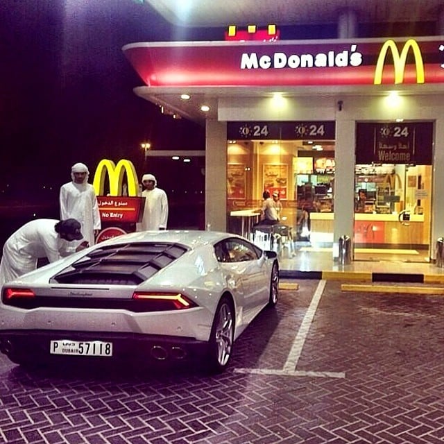 They Drive Their Lambos to Mickey D's