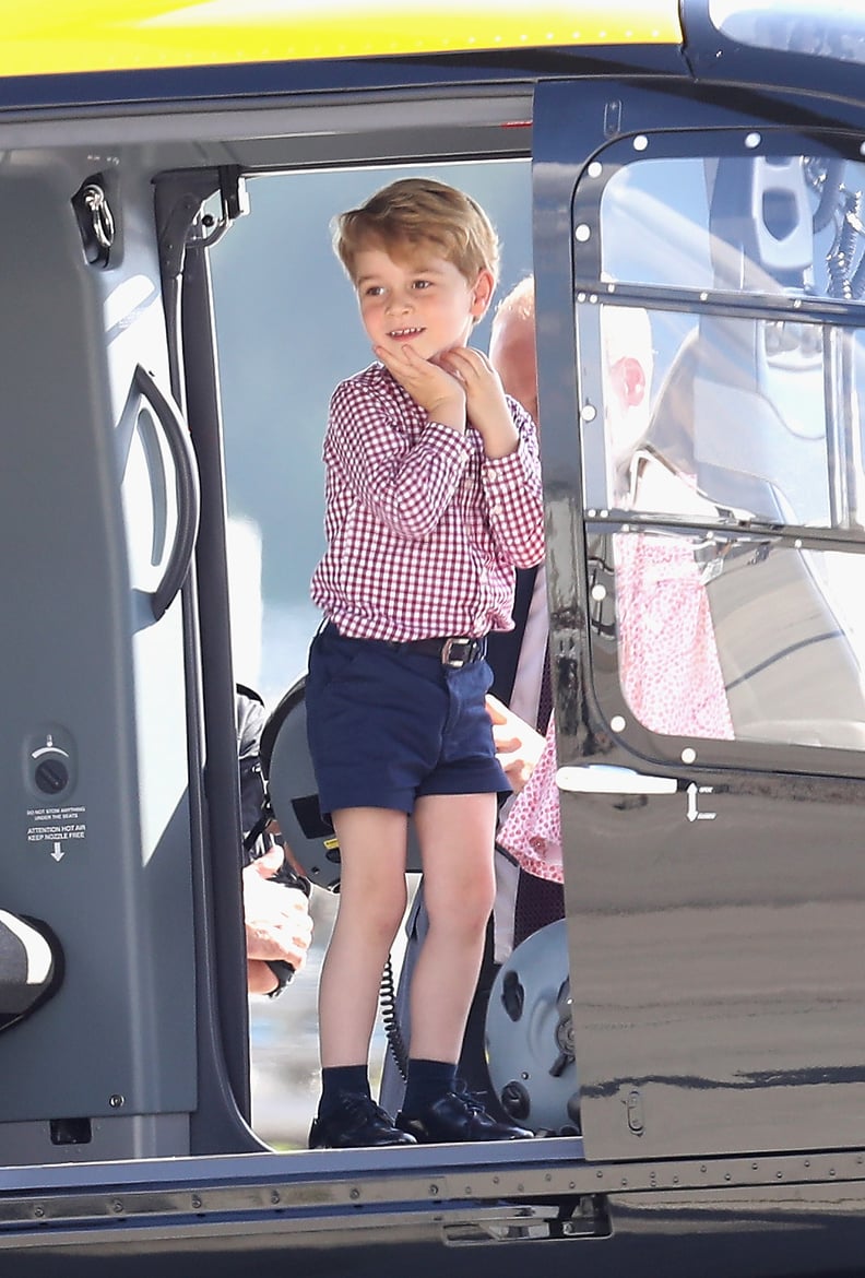 Prince George at Hamburg Airport in July 2017