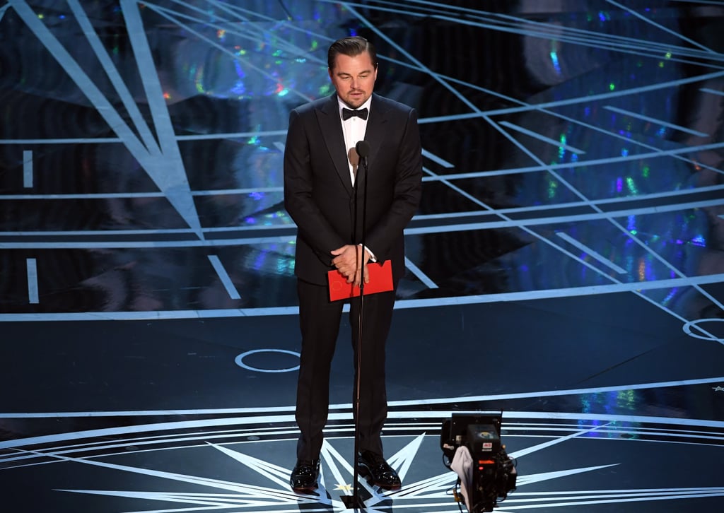 Leonardo DiCaprio at the 2017 Oscars