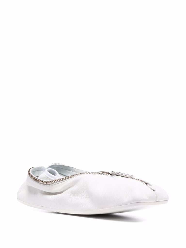 MM6 Maison Margiela Leather Ballet Flat