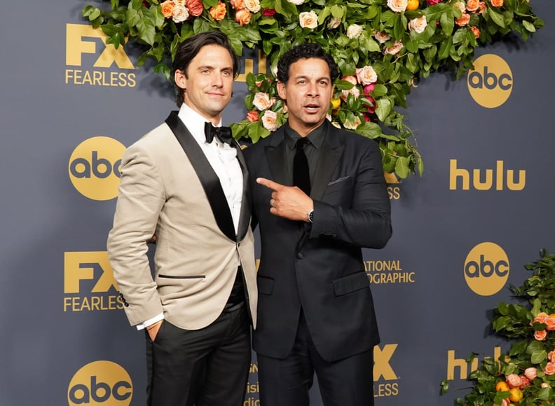 Milo Ventimiglia and Jon Huertas at the 2019 Emmys