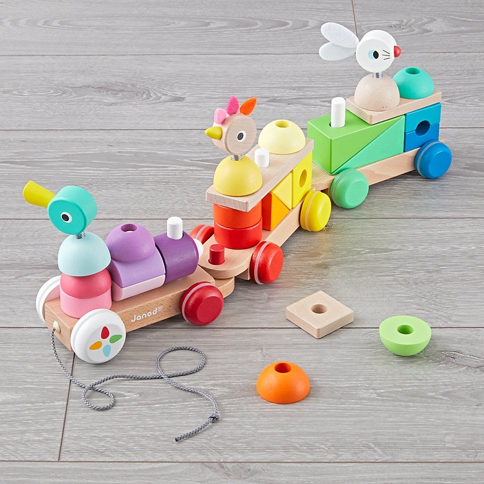 For 1 Year Olds Janod Giant Multicolored Train The Best