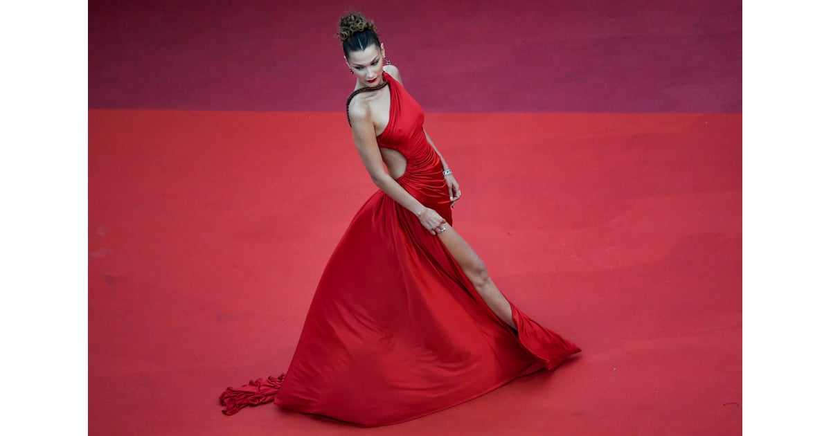 Bella Hadid Red Dress at Cannes 2019 | POPSUGAR Fashion Photo 21