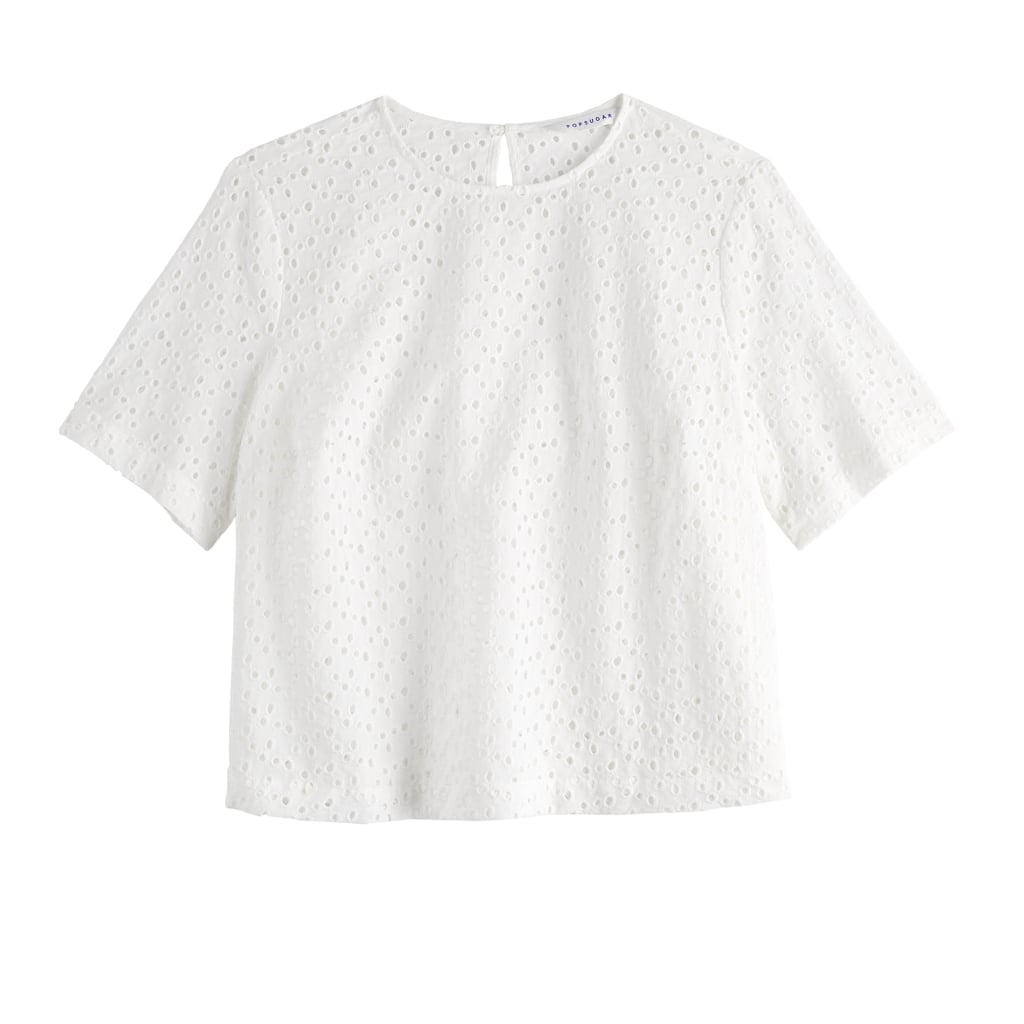 Day-to-Night Outfit Formula: An Eyelet Top + Jeans