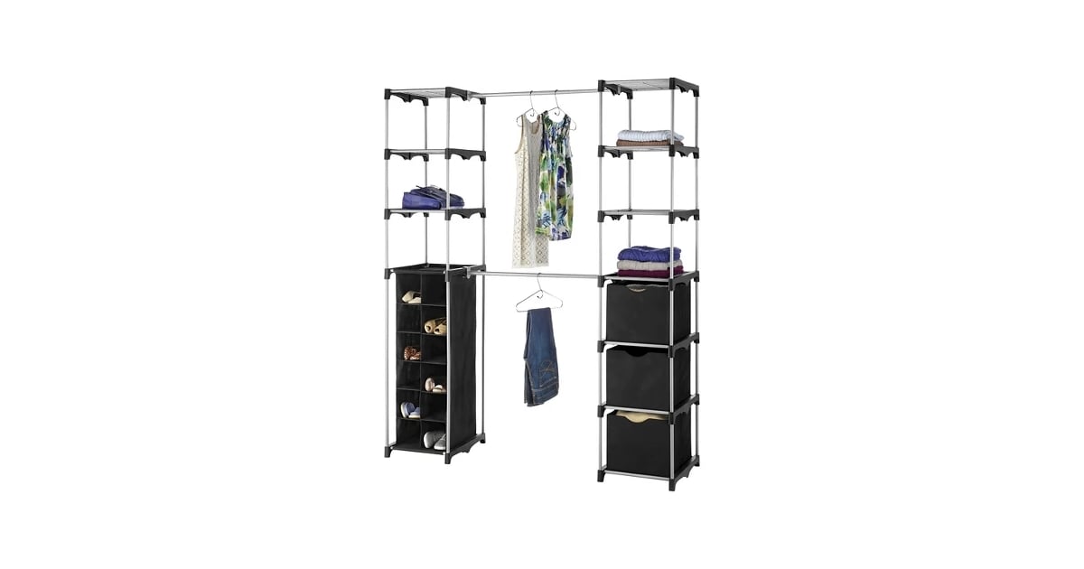Whitmor Deluxe DoubleRod Closet Organizer Best Closet Organizers
