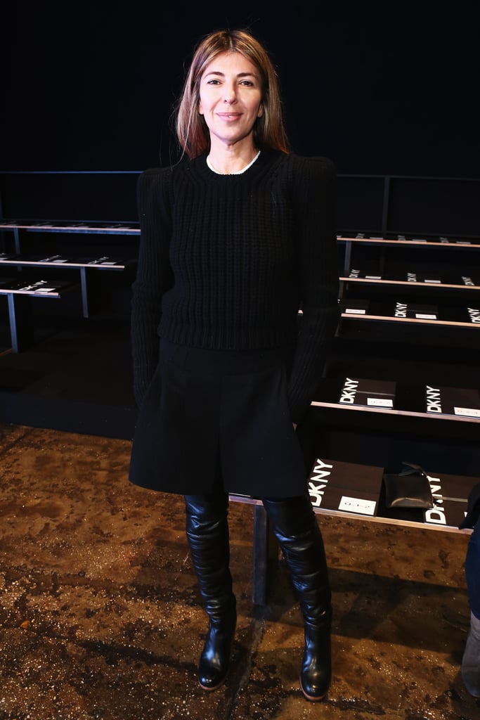 Nina Garcia looked appropriately fashion-forward in all black at DKNY.
Nina Garcia looked appropriately fashion-forward in all black at DKNY.