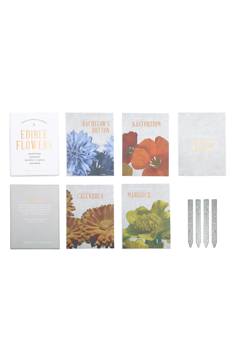For the Creative Cook: The Floral Society Edible Flower Seed Kit