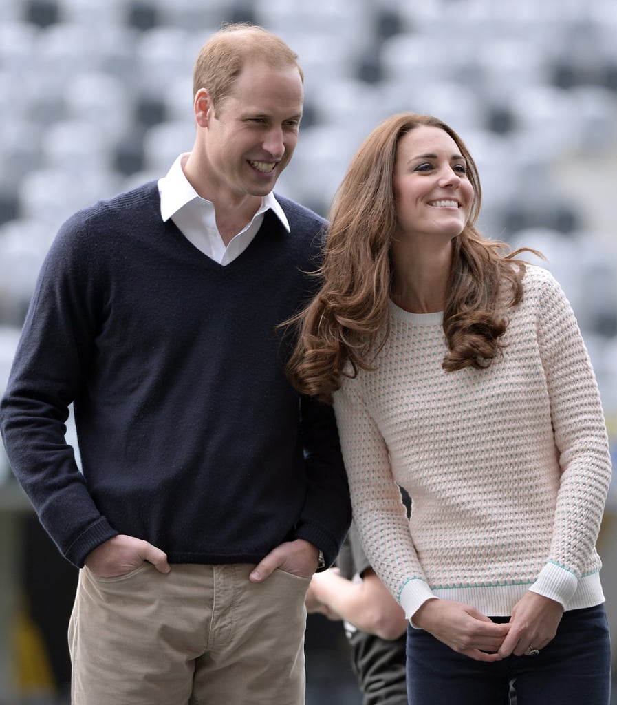 They kept things casual during a visit to New Zealand's Forsyth Barr Stadium in April.