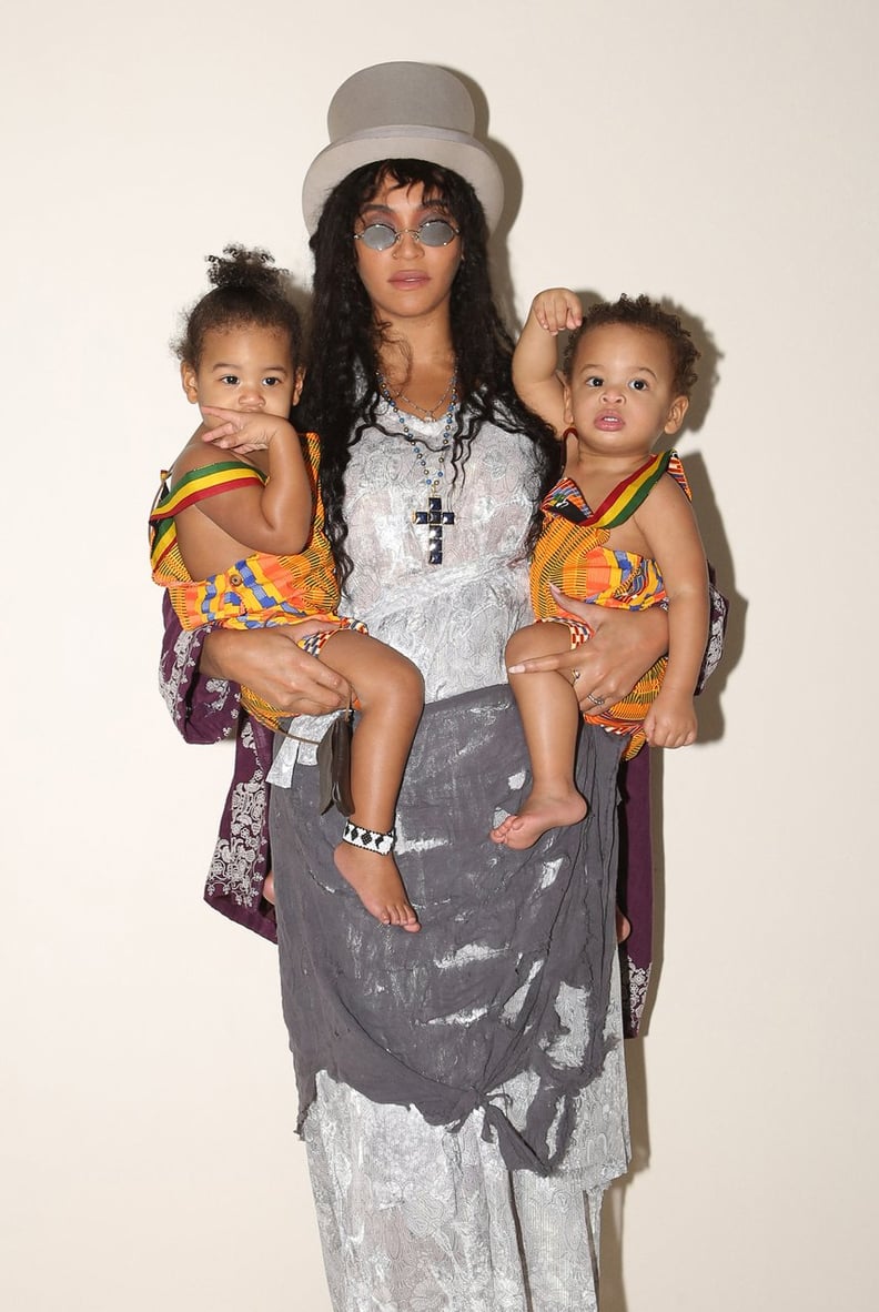 Beyoncé Dressed as Lisa Bonet With Twins Sir and Rumi Carter in 2018