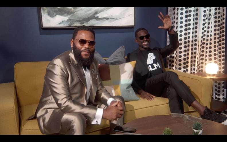 Anthony Anderson and Sterling K. Brown at the 2020 Emmys