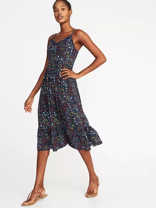 Fit & Flare Cami Midi Dress