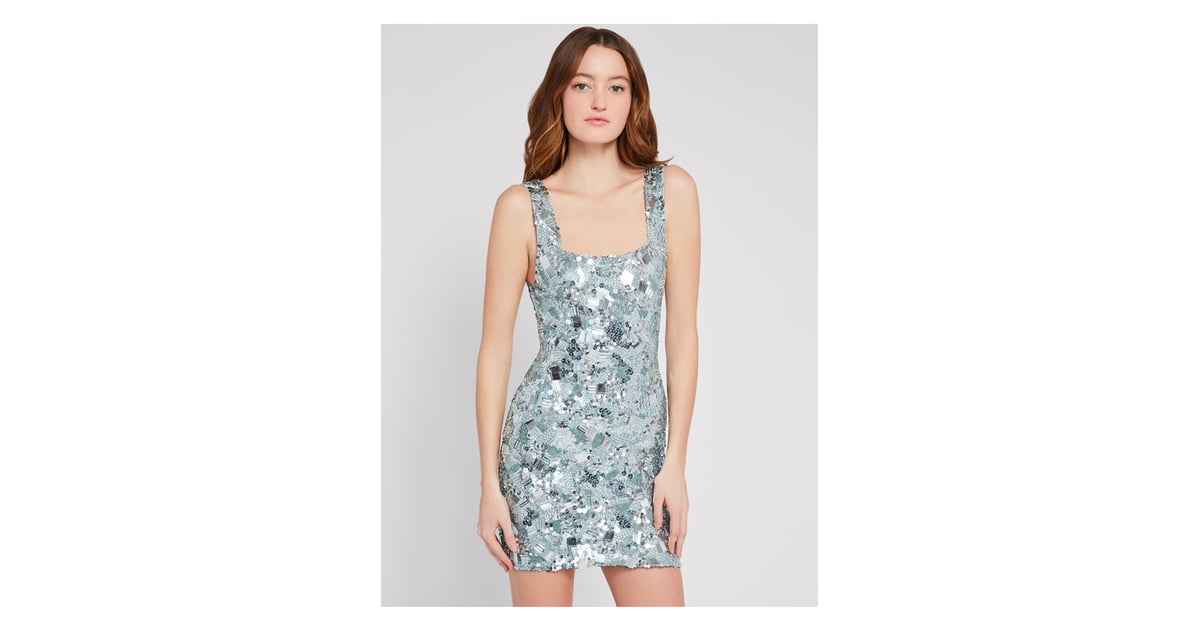 Alice + Olivia Addie Beaded Mini Dress 