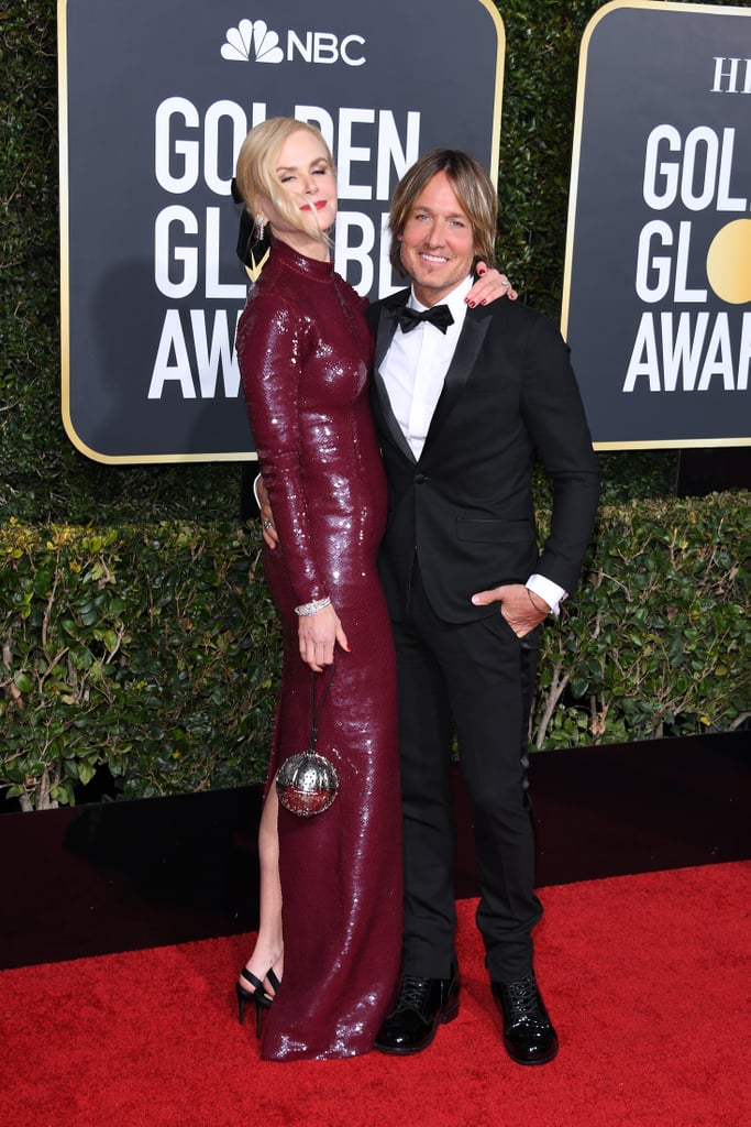 Nicole Kidman and Keith Urban at the 2019 Golden Globes