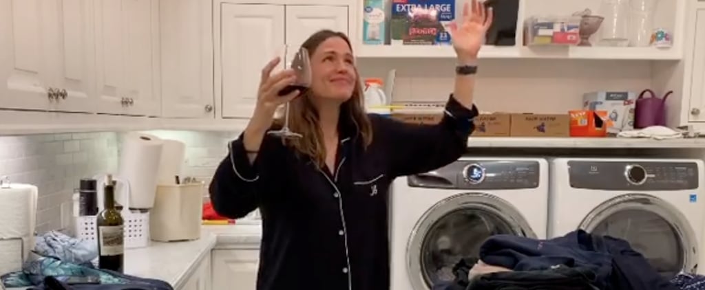 Watch Jennifer Garner's Hilarious Laundry-Room Dancing Video