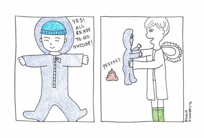 Funny Cartoons Show Struggles of New Moms
