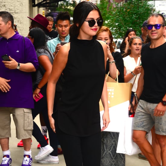 Selena Gomez With Fans in New York City