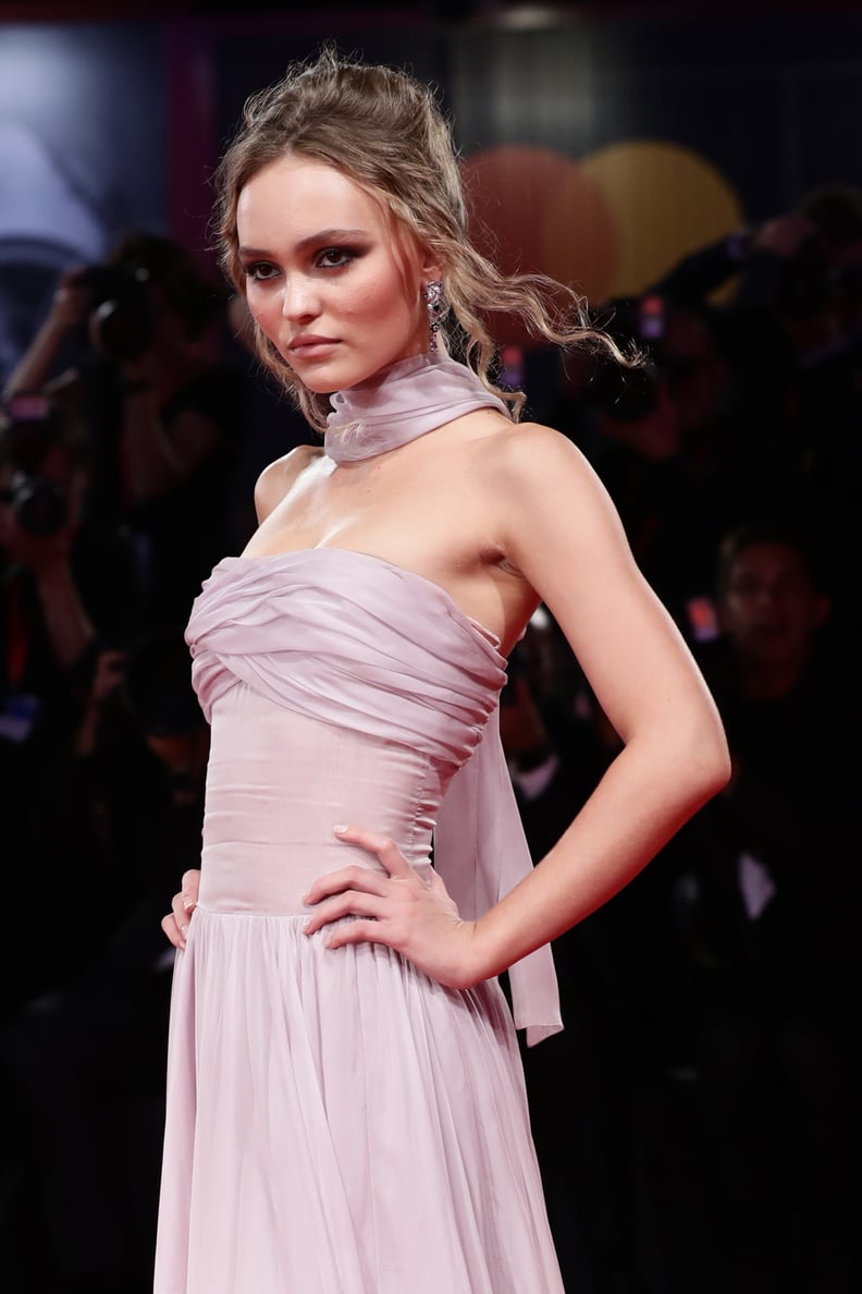 Lily-Rose Depp at The King Premiere
