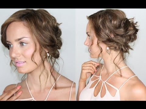 Bantu Knots Updo Hairstyle