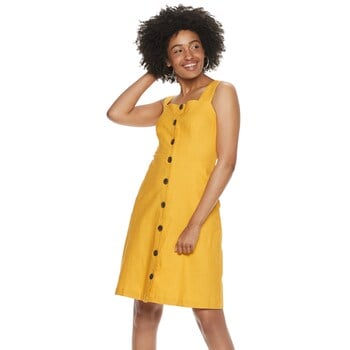 POPSUGAR Button Up Midi Dress