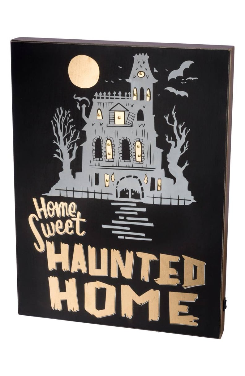 Primitives by Kathy Haunted Home LED Box Sign